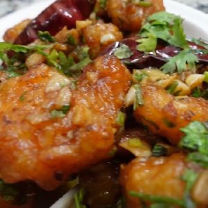 Chilli garlic shrimp