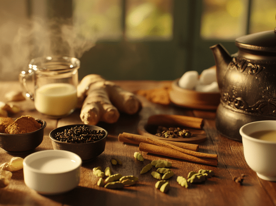 Aromatic masala tea