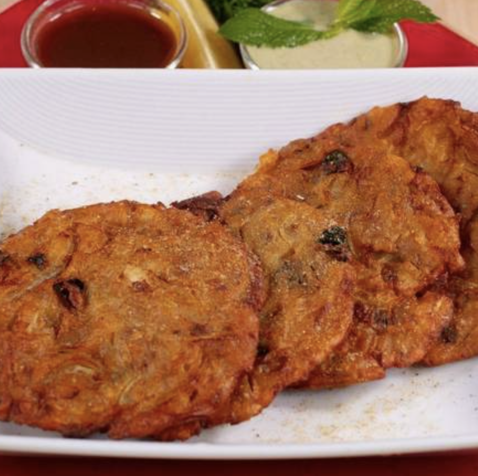 Onion Bhajia Indian Food Menu Dish served by Mont Everest Masala