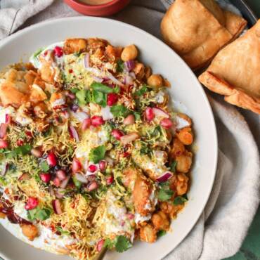 Palak chaat