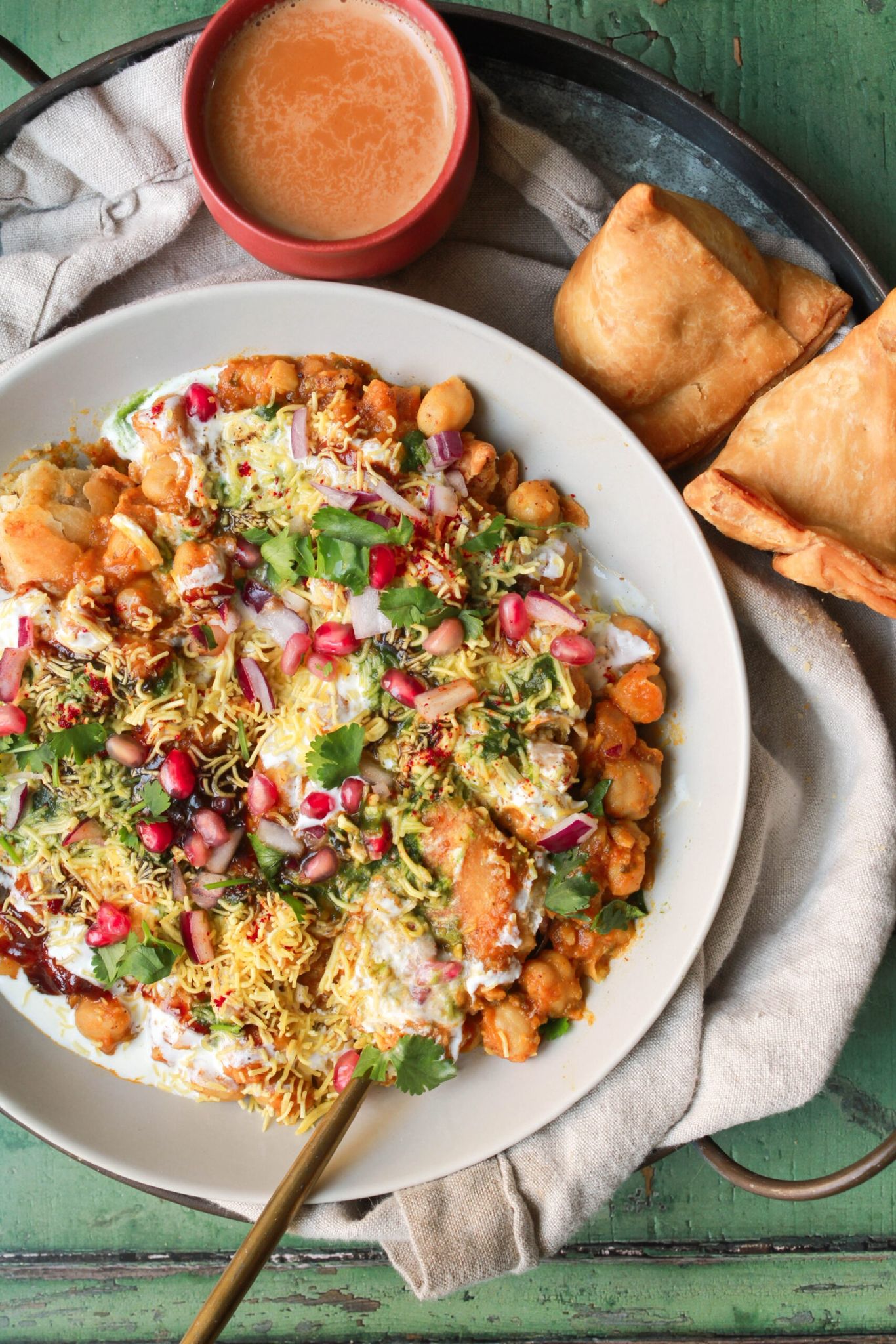 Palak chaat